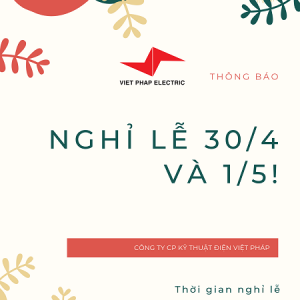Thông báo nghỉ lễ 30-4 và 1-5